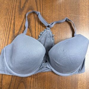 Victoria's Secret Charcoal Bra with Lace Detail